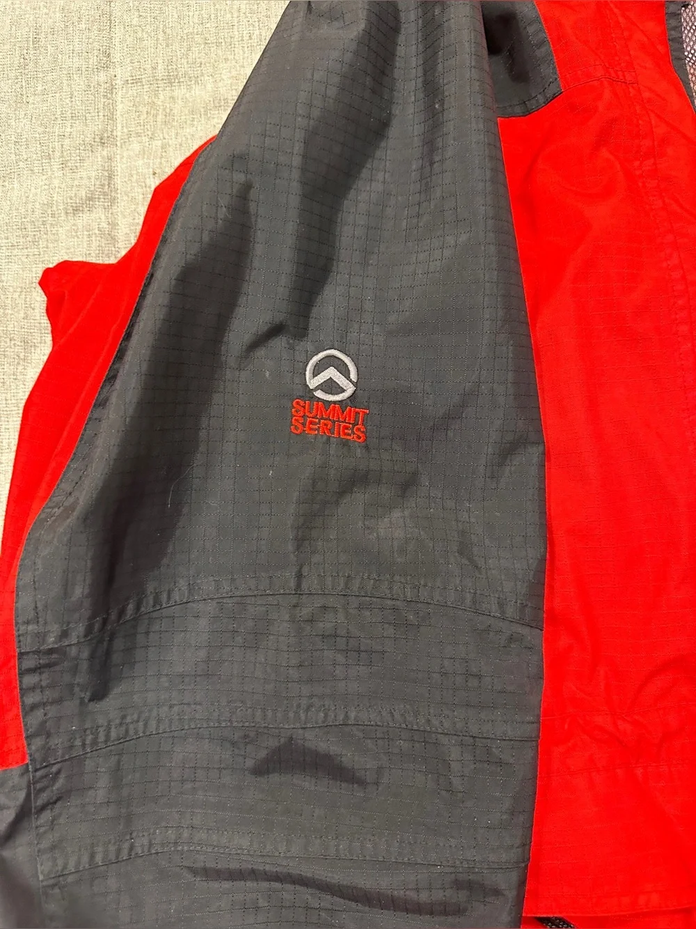 VTG The North Face Summit Series Gore-Tex XCR Mountain Jacket Red Black Mens L
